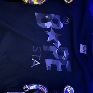Bapesta rare black camo tee